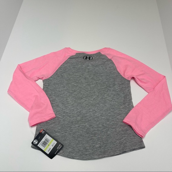 UNDER ARMOUR Girls Baseball Tee Shirt Size 4 - Picture 5 of 5